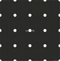 Perforated HDF Panel one side black 5