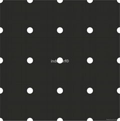 Perforated HDF Panel one side black 5/25G