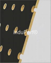 Perforated HDF Panel one side black