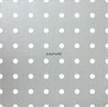 Perforated HDF Panel one side silver 5