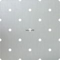 Perforated HDF Panel one side silver 5