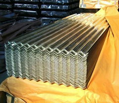 Galvanized corrugated sheet with DX51D+Z