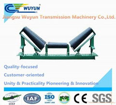 Upper Taper Self-Aligning Idler Frame and Belt Conveyor Steel Impact Roller Idle