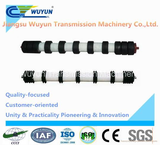 V-shaped comb idler roller for belt conveyor 2