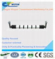 Parallel comb  screwidler roller for belt conveyor in machinery