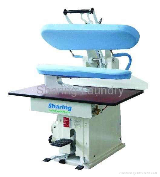 Commercial steam laundry press iron machine 3