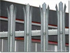 hot sales powder coated steel palisade fence