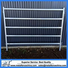 6Bar oval tube steel Cattle yard panel