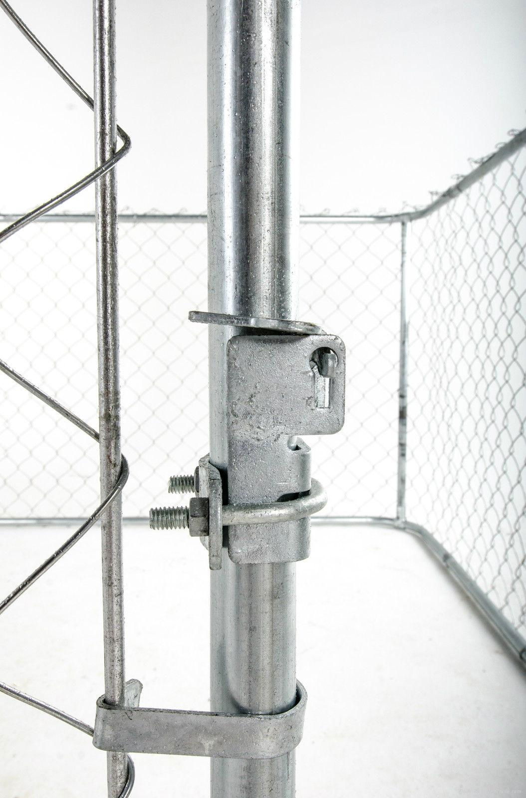 new design galvanized chain link dog kennel large dog fence 5