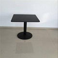 Black Wooden Square Dining Table