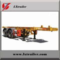 LIANGXIANG brand skeleton semi trailer for sale loading container 1