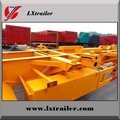 LIANGXIANG brand skeleton semi trailer for sale loading container 4