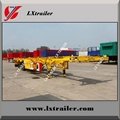 LIANGXIANG brand skeleton semi trailer for sale loading container 5