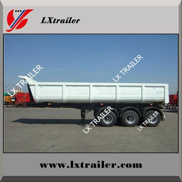 Top ranking 2 or 3 axles 20-60CBM tipper trailer / rear end dump truck semi trai