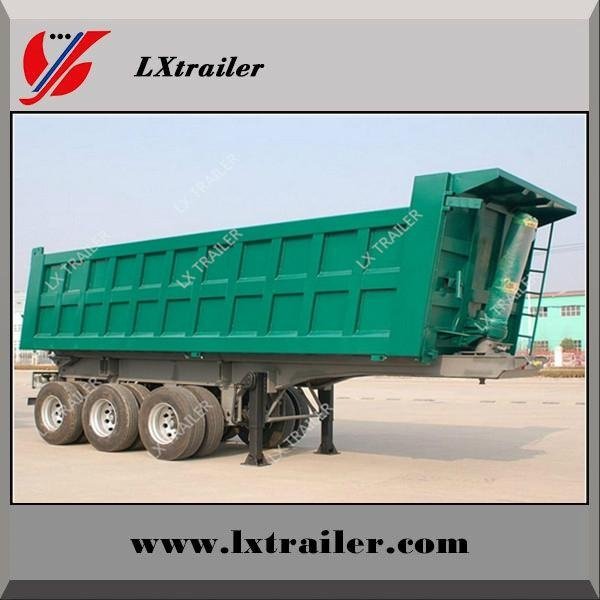 Top ranking 2 or 3 axles 20-60CBM tipper trailer / rear end dump truck semi trai 2