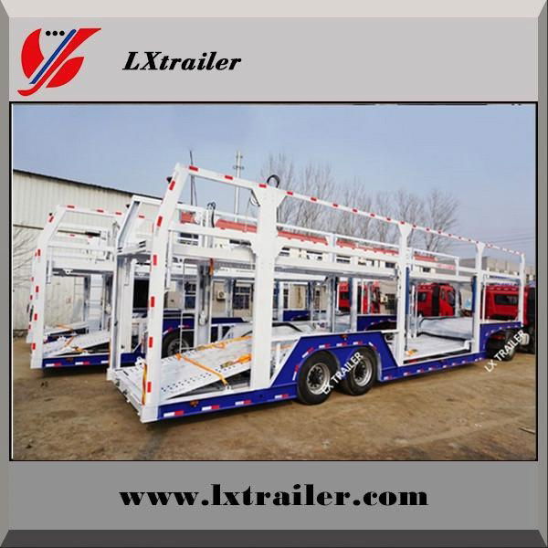 Best quality double-deck large size auto car carrying semi trailers 3