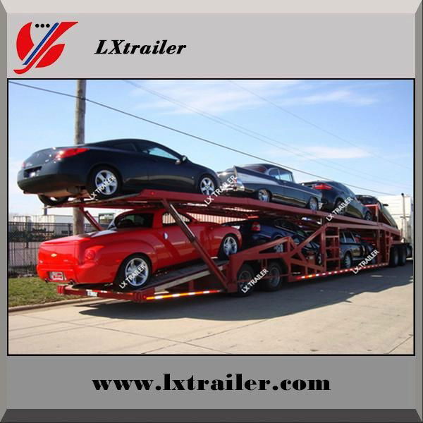 Best quality double-deck large size auto car carrying semi trailers 4