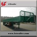 3 axle side wall cargo box semi trailers for hot sale 3