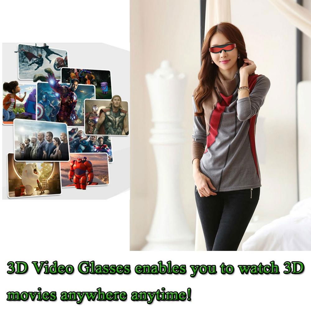 98" Smart High Definition 3D Video Glasses