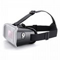 Virtual Reality VR Headset IMAX 3D Video Glasses Google Cardboard Plastic 4
