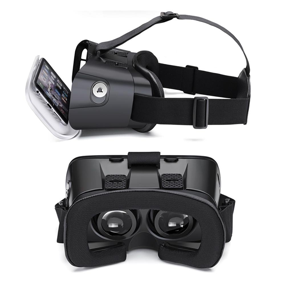 Virtual Reality VR Headset IMAX 3D Video Glasses Google Cardboard Plastic 5