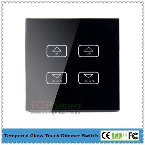 UK Standard Wifi Mobile APP Remote Control Light Dimmer Touch Panel Switches 5