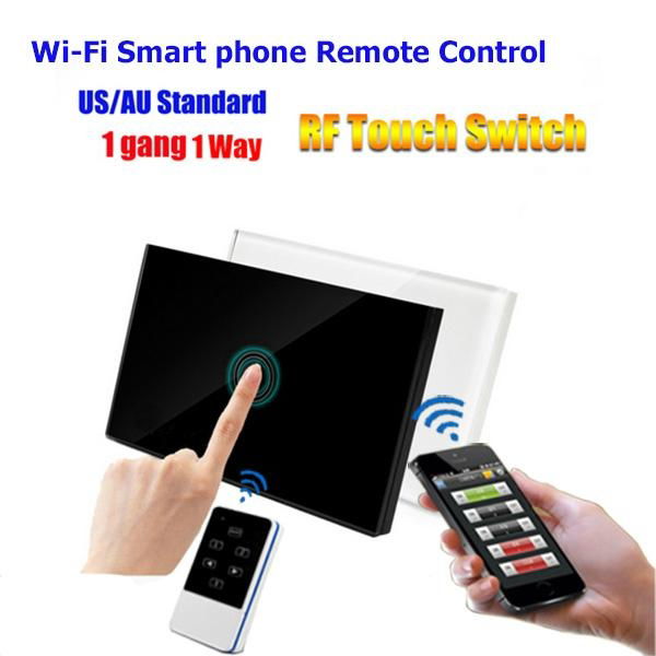 US/AU Standard Wifi Mobile APP Remote Control Touch Panel Light Switches 2