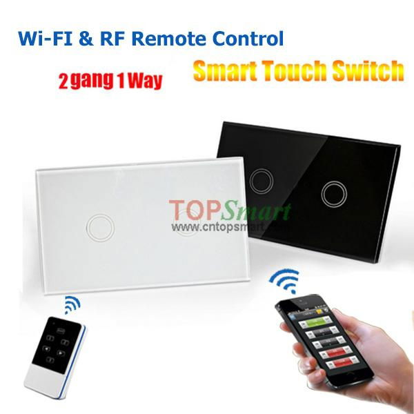 US/AU Standard Wifi Mobile APP Remote Control Touch Panel Light Switches 3