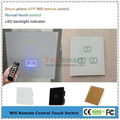 UK Standard Wifi Mobile APP Remote Control Light Dimmer Touch Panel Switches