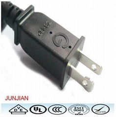 Power Cord for UL america 3 pin power