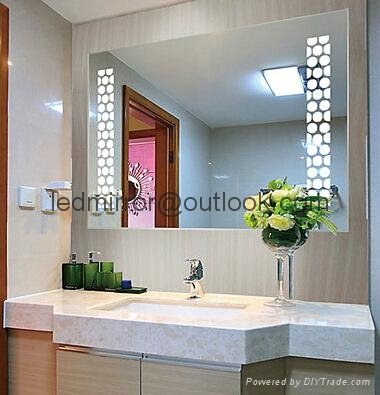 bathroom mirror heater with illuminated mirror 4