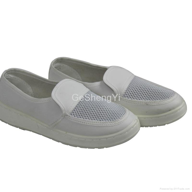 Wholesale Highly Breathable Anti Static Shoe PU Sole Leather Upper 2