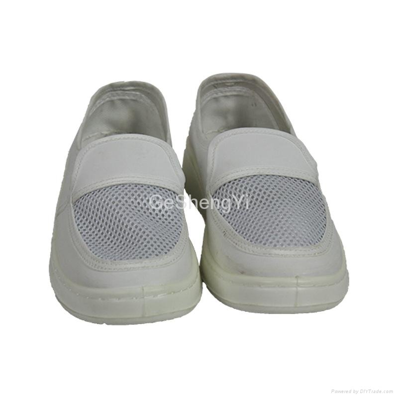 Wholesale Highly Breathable Anti Static Shoe PU Sole Leather Upper