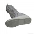 Antistatic Non Skid Breathable PU Overshoe For Cleanroo And Electronic Workshop 4