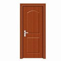 PVC Door With Decoration Glass