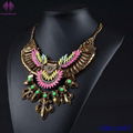 Charm Fashion Jewelry Pendant Chain Crystal Choker Chunky Statement Bib Necklace 4