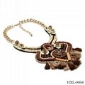 Hot Fashion Popular Bib Statement Chunky Choker Charm Chain Necklace Jewelry 2