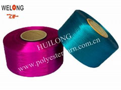 colored polyester filament yarn