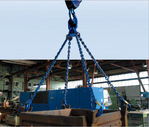 德国THIELE 圆环吊装链条 蒂勒起重链条1T-100吨-160吨Round Steel Link Chains链条 4