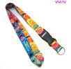 Heat Transfer Print Dye Sublimation Lanyards , Flat Polyester Lanyard