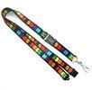 Pantone Colorful Dye Sublimation Lanyards , Custom Printed Lanyards