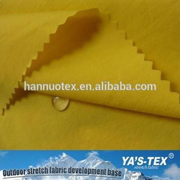 Solid Color Durable Windproof Waterproof Woven Twill Polyester Spandex Fabric