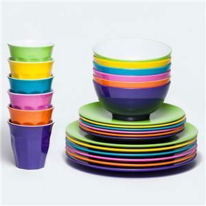 Colorful Melamine Dinner Set For Party