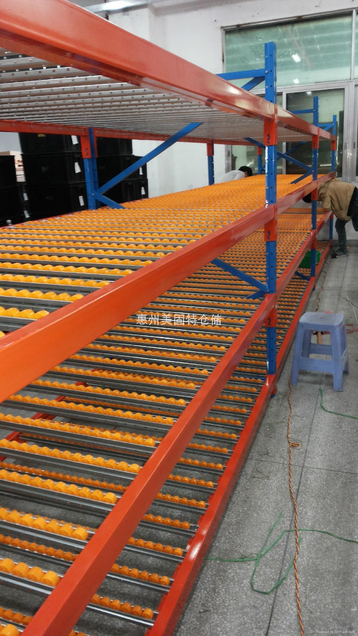 惠州倉庫貨架廠家惠州流利式貨架定做 4