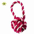 Cotton Rope Ball Tug Dog Toys 1