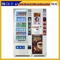 Automatic drink snack and coffee vending machine