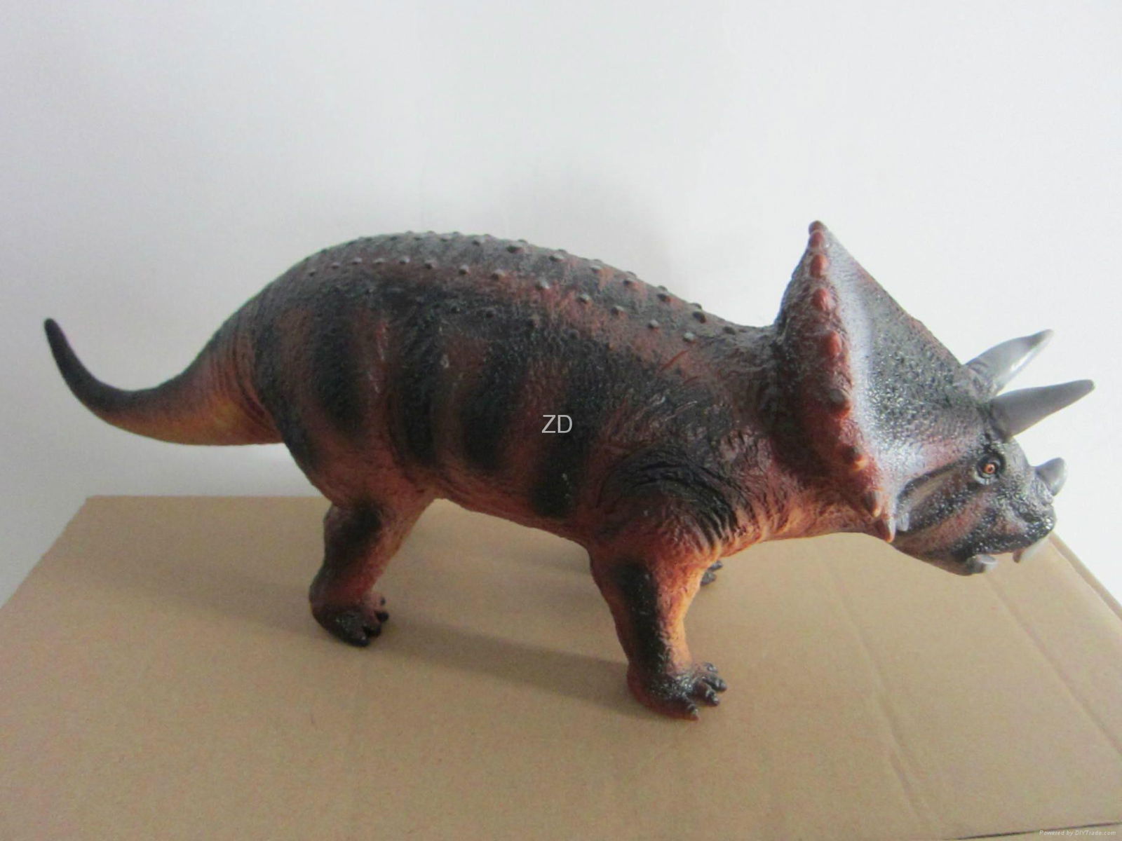 vinyl triceratops figure toy