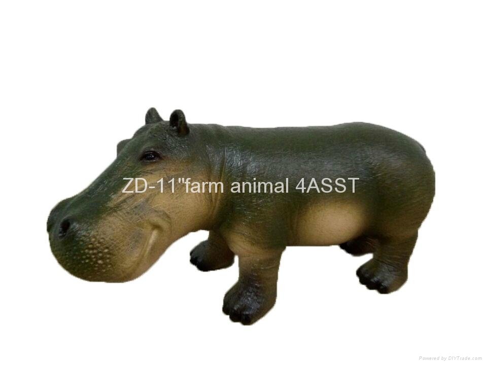 10"hippo figure  toy