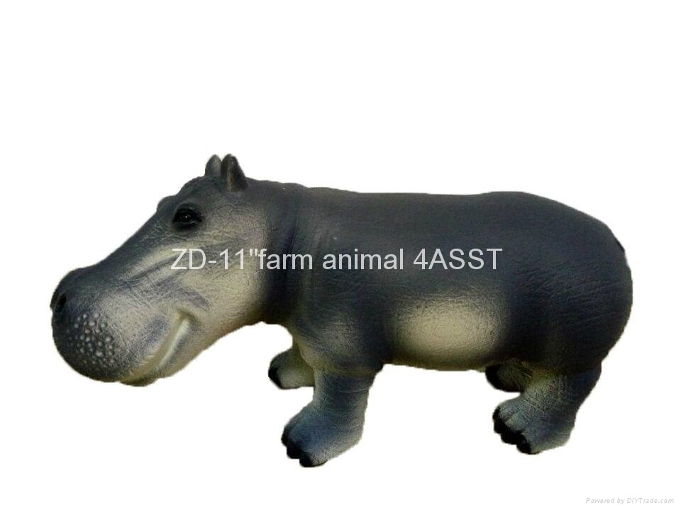 10"hippo figure  toy 2