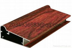 OEM T5 extruded coated wooden partern